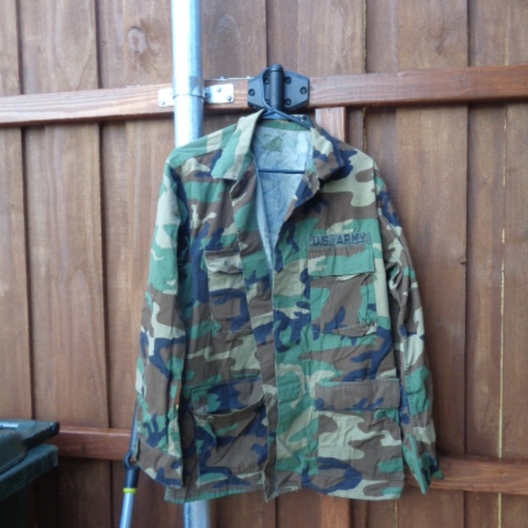 vintage Other - US Army 49th Armored Division camo army jacket